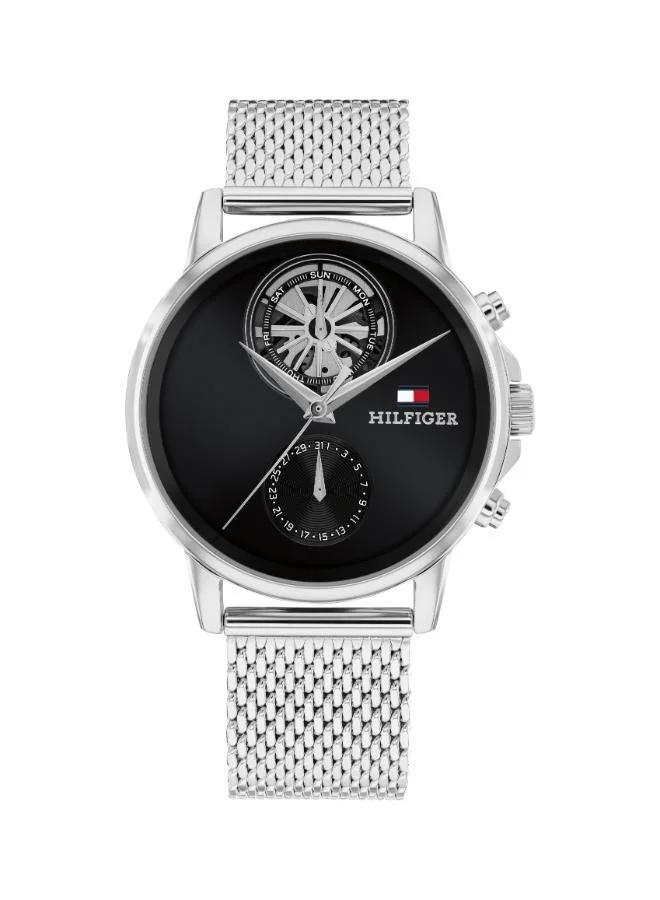 Stainless Steel Quartz Multifunction Watch