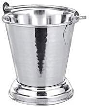 VOMI Stainless Steel Mini Bucket Balti for Serving Daal, Vegetable Raita | Standard | Made in India - Image 5