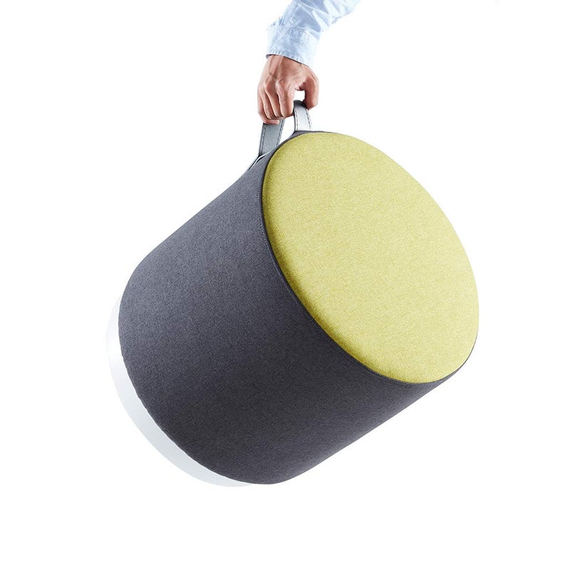 SUNON Sunon Flower Round Stool Pouf Wooden Leg Vanity Stools  - Image 3