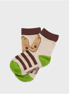 Adidas 3 Pack Little Kids Marvel Crew Socks  - Image 2