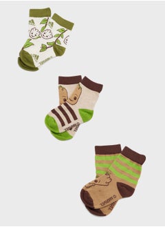 Adidas 3 Pack Little Kids Marvel Crew Socks  - Image 1
