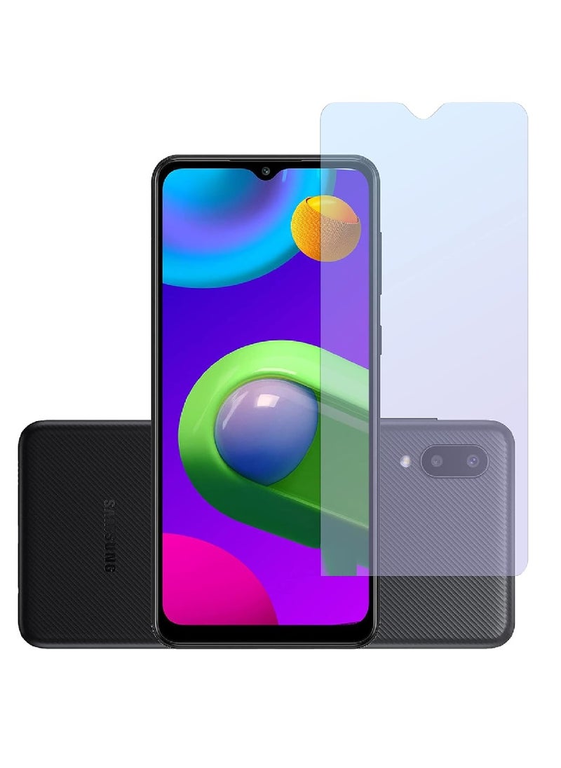 Super Tempered Glass Screen Protector Clear Designed For Samsung Galaxy M02 Full Screen Coverage And Bubble Free - Image 1
