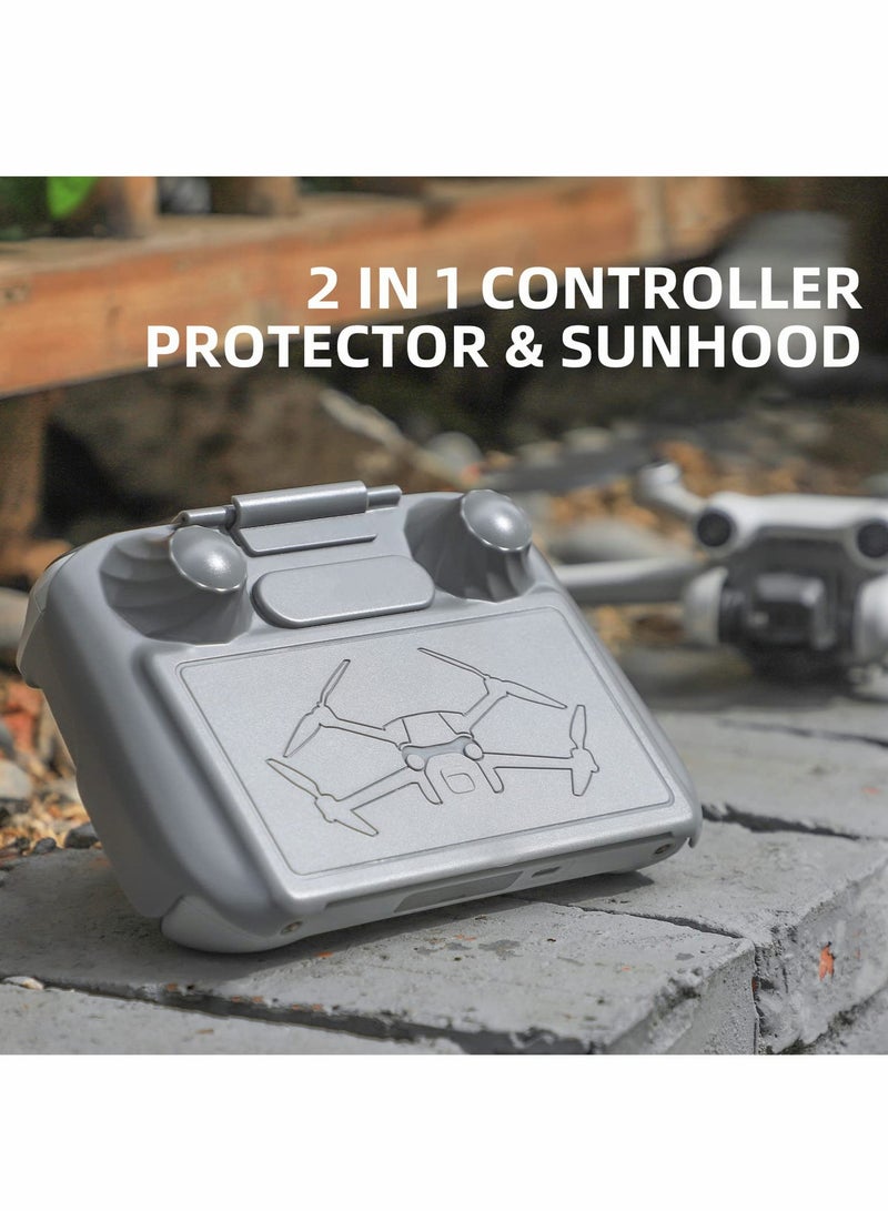 SOLARAE Lens Hood for DJI Mini3 Pro, Drone Gimbal Protector Cover Drone Lens Screen Sunshade Anti-Scratch Drones Camera Lens RC Joysticks Cap Guard Accessories - Image 2