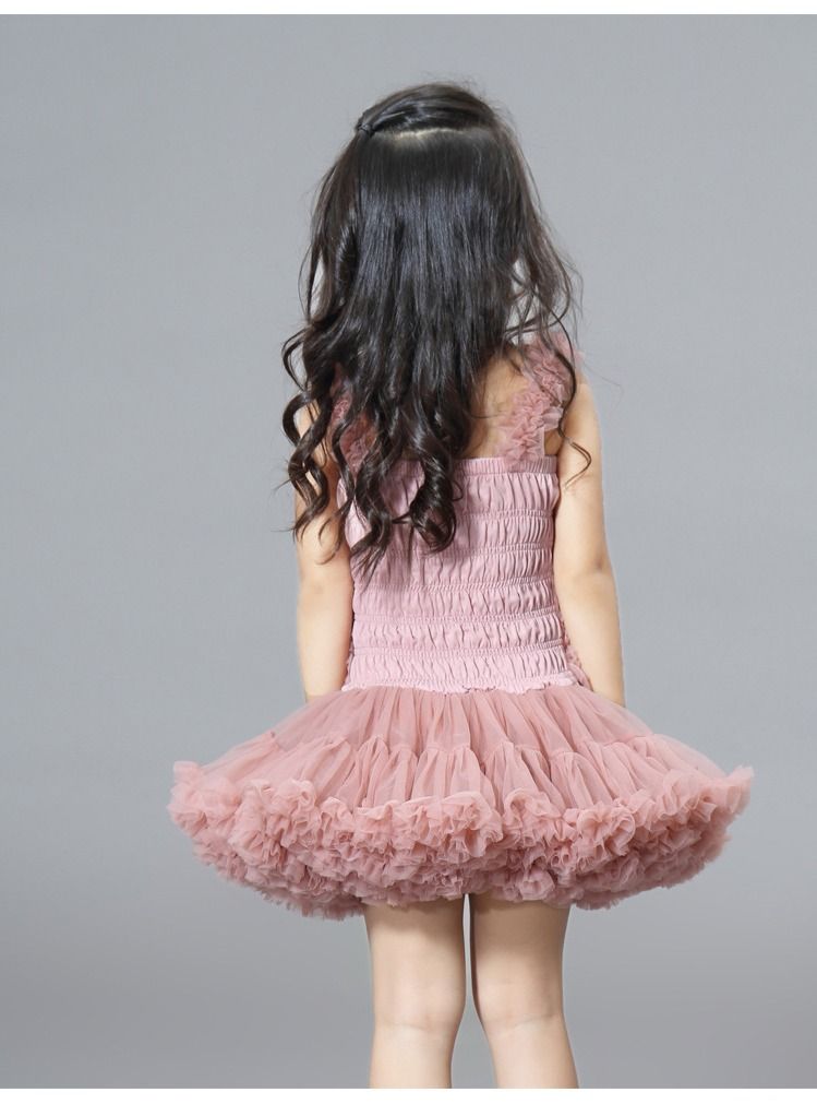 Loquat Shaggy Dresses For Children And Girls Pink - Image 2