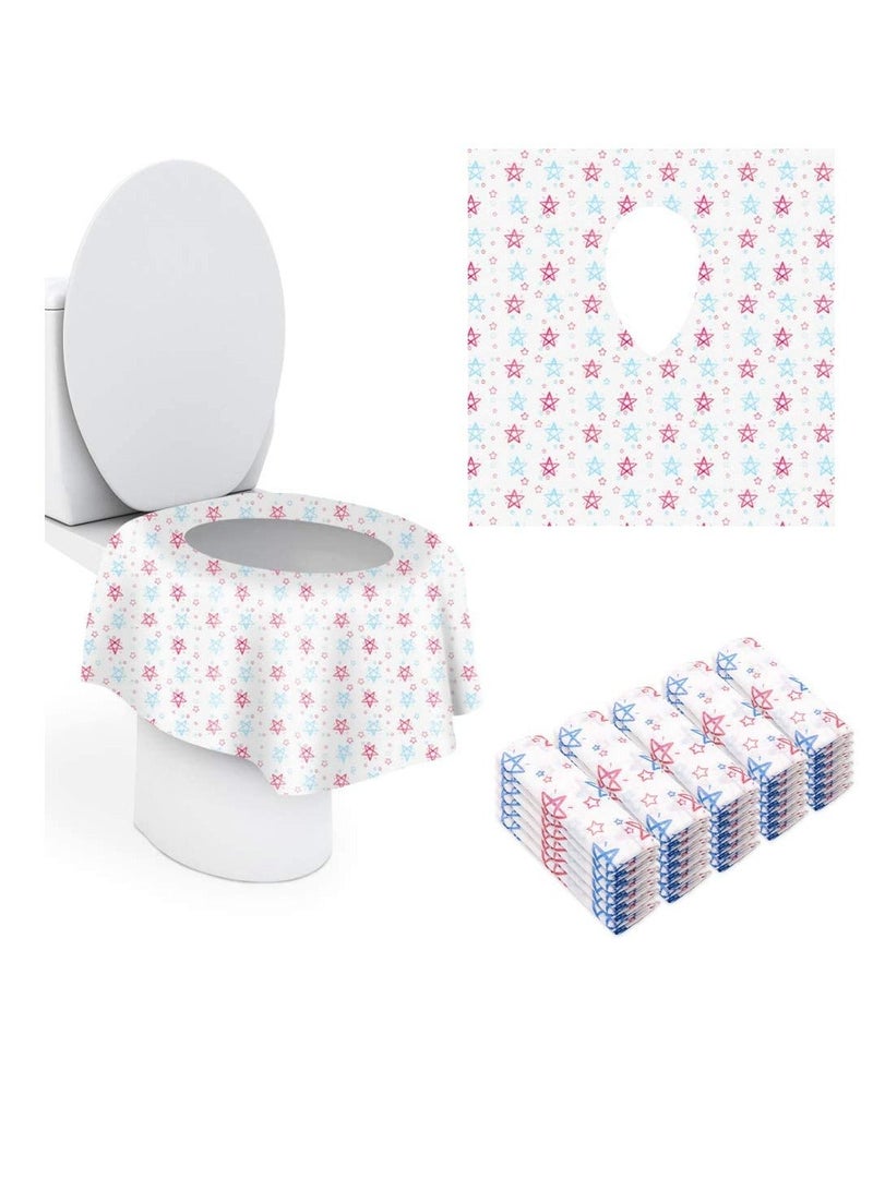 Y&D Disposable Toilet Seat Cover 30Pcs Extra Large XL Potty Covers Waterproof Individually Wrapped Portable Travel for Public Toilets Adults Kids Toddler Training - Image 1