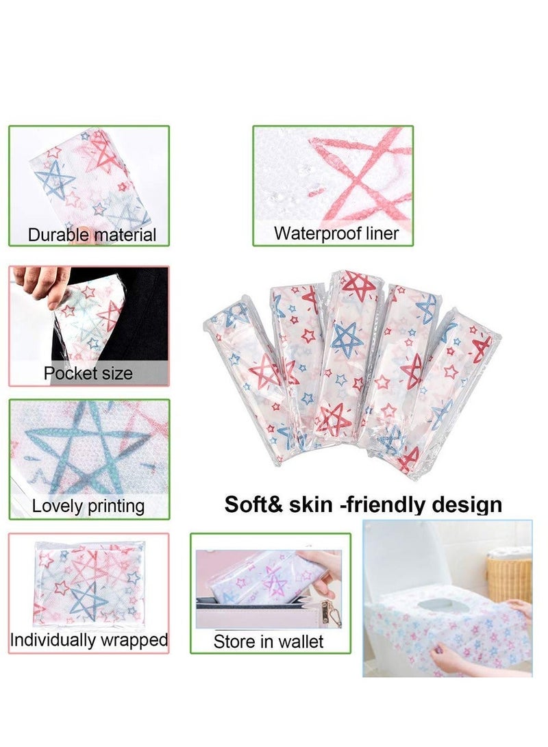 Y&D Disposable Toilet Seat Cover 30Pcs Extra Large XL Potty Covers Waterproof Individually Wrapped Portable Travel for Public Toilets Adults Kids Toddler Training - Image 4