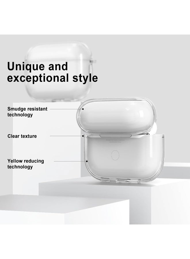 for AirPods Pro 3 Clear Case 2025, Military-Grade Shockproof, Soft TPU Highly Transparent Anti-Yellowing for AirPods Pro3 Case with Lanyard (Case With Lanyard) - Image 4