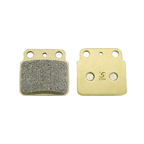 S SYUU High-Performance Reliable Motorcycle Rear Brake Pads Set Kit Compatible with Suzuki LT-Z400 LTZ400 (03-11) LT-R450 LTR450 Quadracer 2006 2007 2008 2009 2010 2011 - Easy Installation FA137R - Image 2