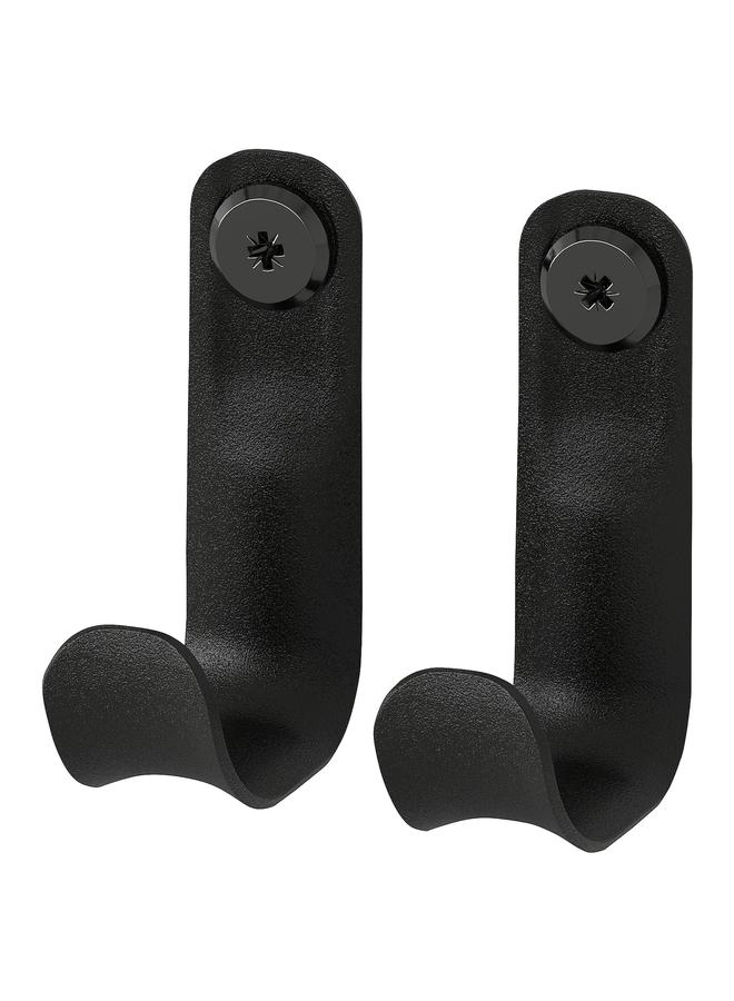 erorex Hook For Post, Black, 7X5X3 Cm 2 Pack - Image 1