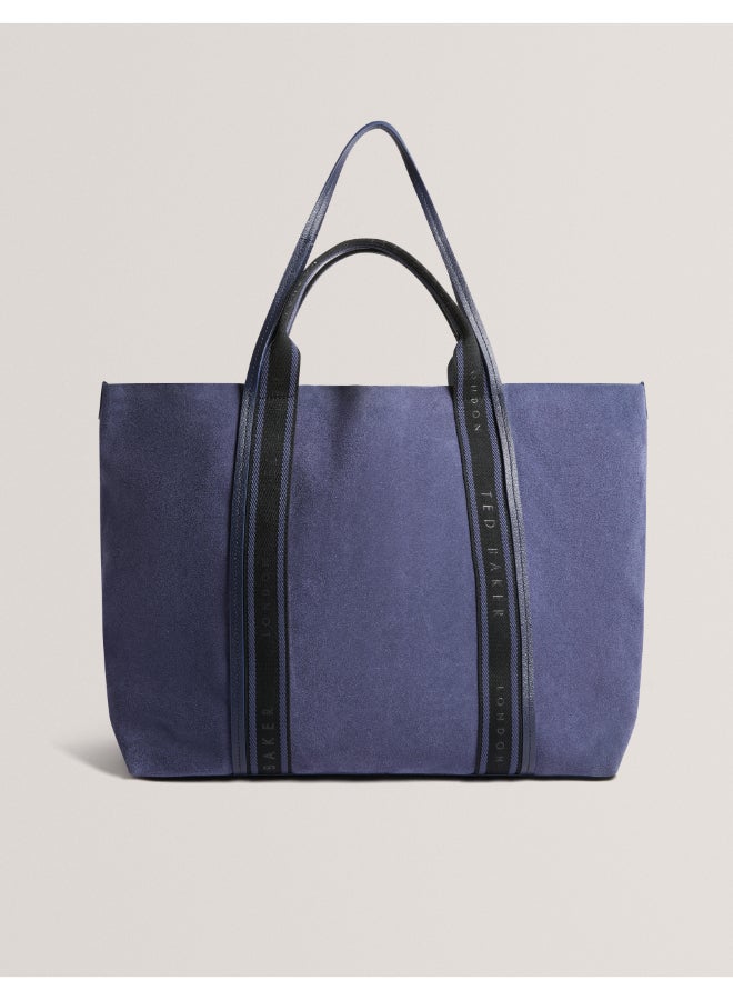 Ted Baker Suede Webbing Detail Large Shopper - Image 1