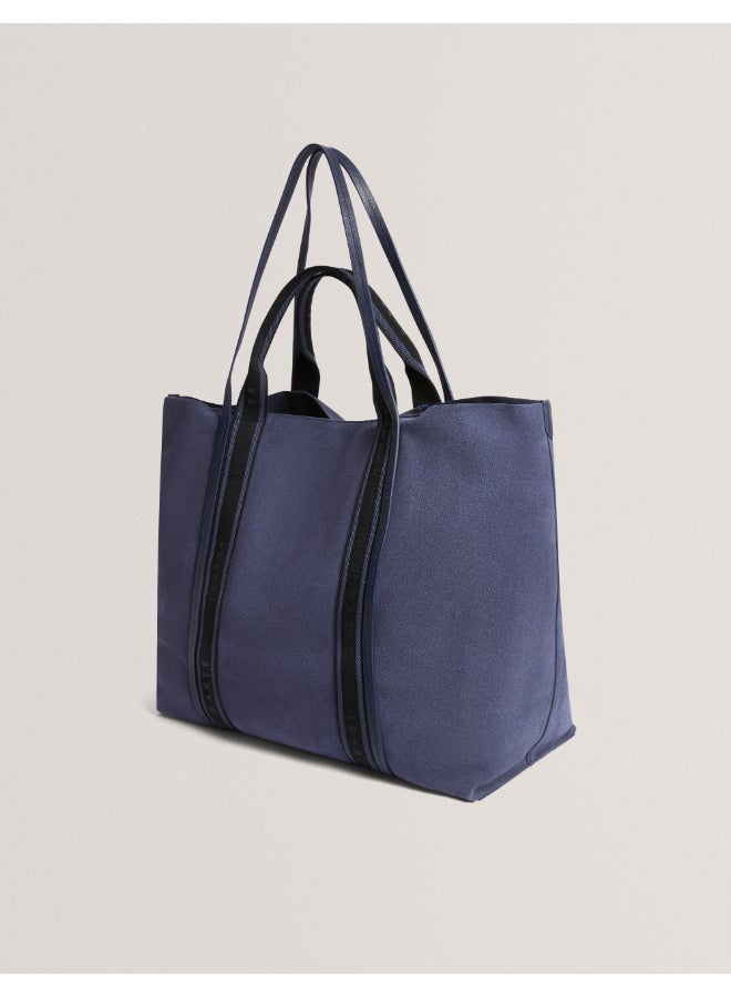 Ted Baker Suede Webbing Detail Large Shopper - Image 4