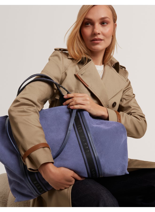 Ted Baker Suede Webbing Detail Large Shopper - Image 2