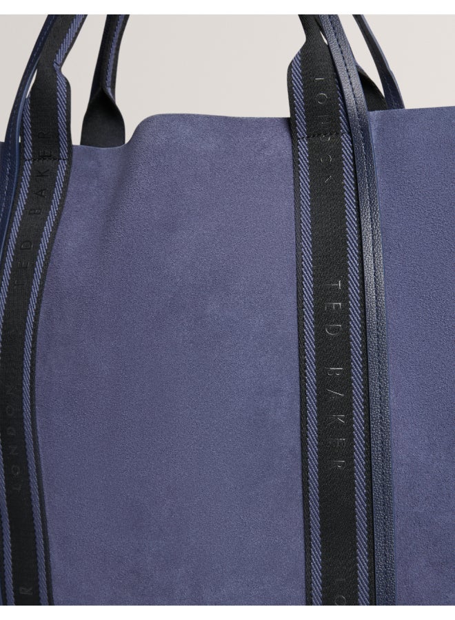 Ted Baker Suede Webbing Detail Large Shopper - Image 3