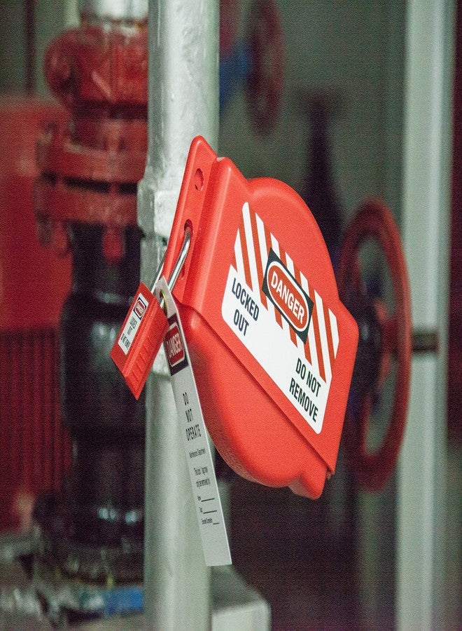 Induschoice Lockout Tagout Safety Padlock Red,1 Pack - Image 5