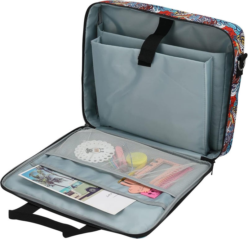 LOOEN Embroidery Project Bag, Embroidery Kits Storage Bag,Multifunctional Bag for Crochet Hooks Embroidery Floss Organizer String Bracelet Kit Sewing Thread Accessories - Image 5