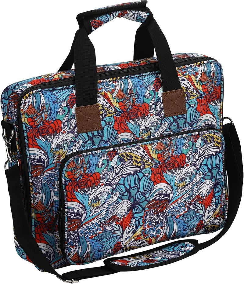LOOEN Embroidery Project Bag, Embroidery Kits Storage Bag,Multifunctional Bag for Crochet Hooks Embroidery Floss Organizer String Bracelet Kit Sewing Thread Accessories - Image 2