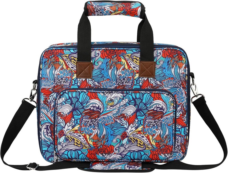 LOOEN Embroidery Project Bag, Embroidery Kits Storage Bag,Multifunctional Bag for Crochet Hooks Embroidery Floss Organizer String Bracelet Kit Sewing Thread Accessories - Image 1