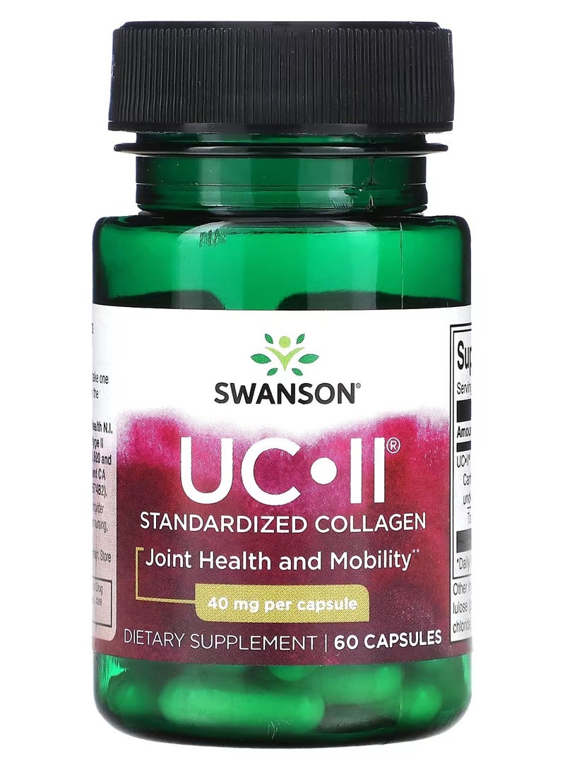 Swanson, الكولاجين المعياري UC-II®، 40 ملجم، 60 كبسولة
