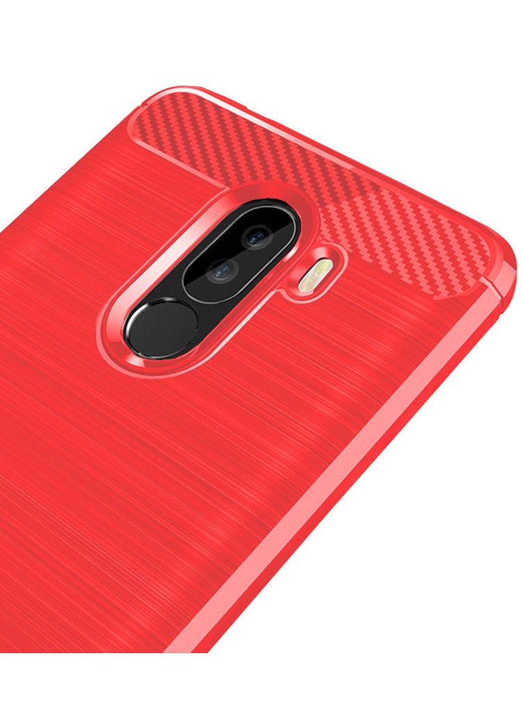 Generic - Xiaomi Pocophone F1 / Poco F1 Case, Liquid TPU Cover, Slim Protection, Red - Image 1