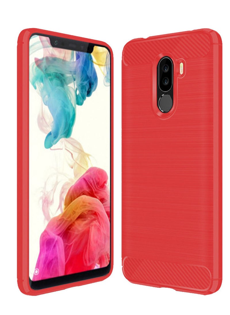 Generic - Xiaomi Pocophone F1 / Poco F1 Case, Liquid TPU Cover, Slim Protection, Red - Image 1