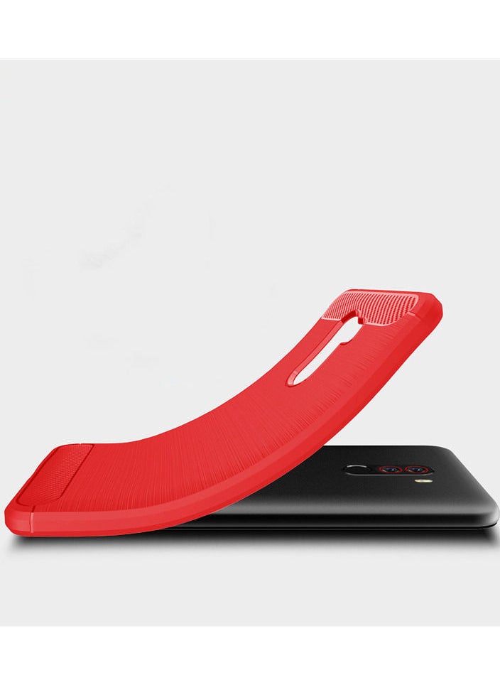 Generic - Xiaomi Pocophone F1 / Poco F1 Case, Liquid TPU Cover, Slim Protection, Red - Image 1