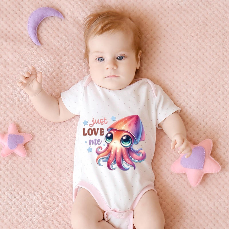 INCOK Cute Animal DTF Transfers Ready to Press - 30 Sheets Onesie Decorating Kit Baby Shower, Funny Quotes Iron on Transfers Iron on Decals Vinyl Design for Bibs Bodysuit Pillow Cover DIY Gift - Image 4