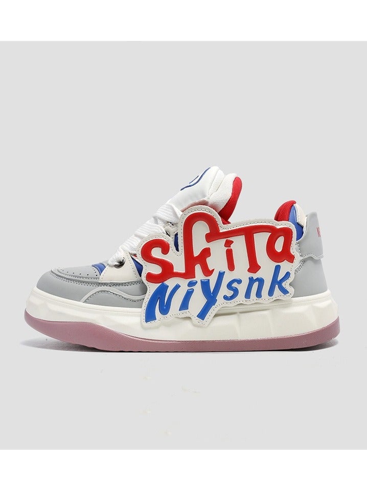 KUYING New Thick Sole Elevated Board Shoes  - Image 1
