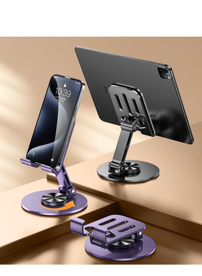 iPad Desk Stand, Aluminum Stand, Foldable Ergonomic iPad Stand, Multi-Angle Adjustable Tablet Stand Compatible with iPad Pro iPad Air Mini Galaxy Tab S8 4.7-12.9 inch  - Image 3
