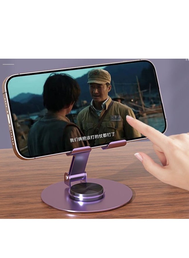 iPad Desk Stand, Aluminum Stand, Foldable Ergonomic iPad Stand, Multi-Angle Adjustable Tablet Stand Compatible with iPad Pro iPad Air Mini Galaxy Tab S8 4.7-12.9 inch  - Image 1