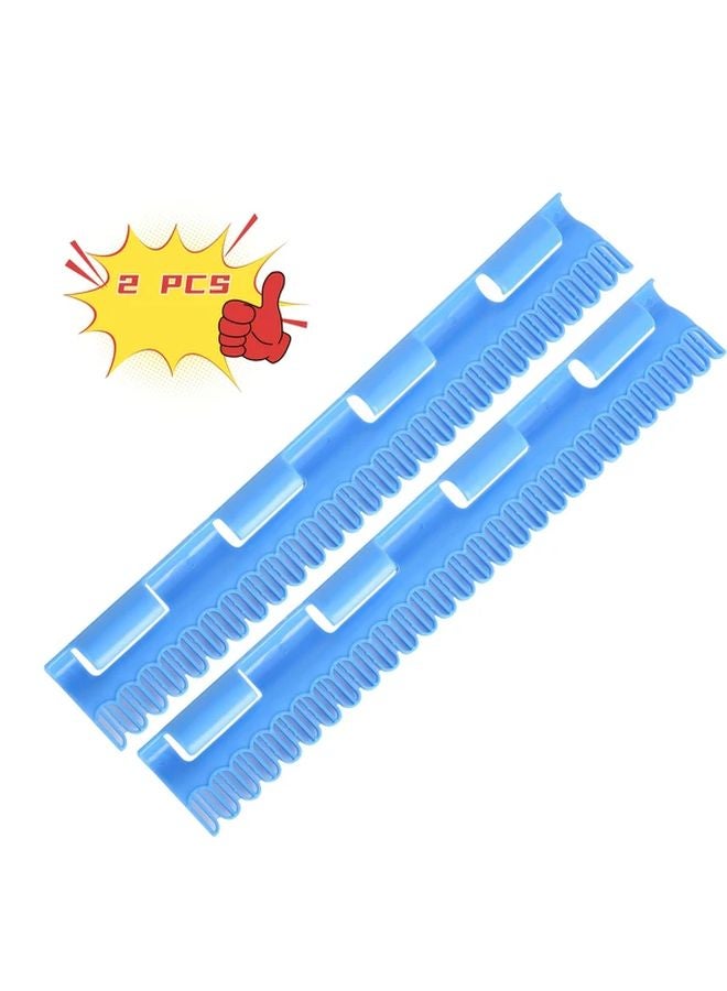 Blue Socks Hanger Clips 2pcs Windproof Plastic Drying Rack for Underwear Laundry - Image 1