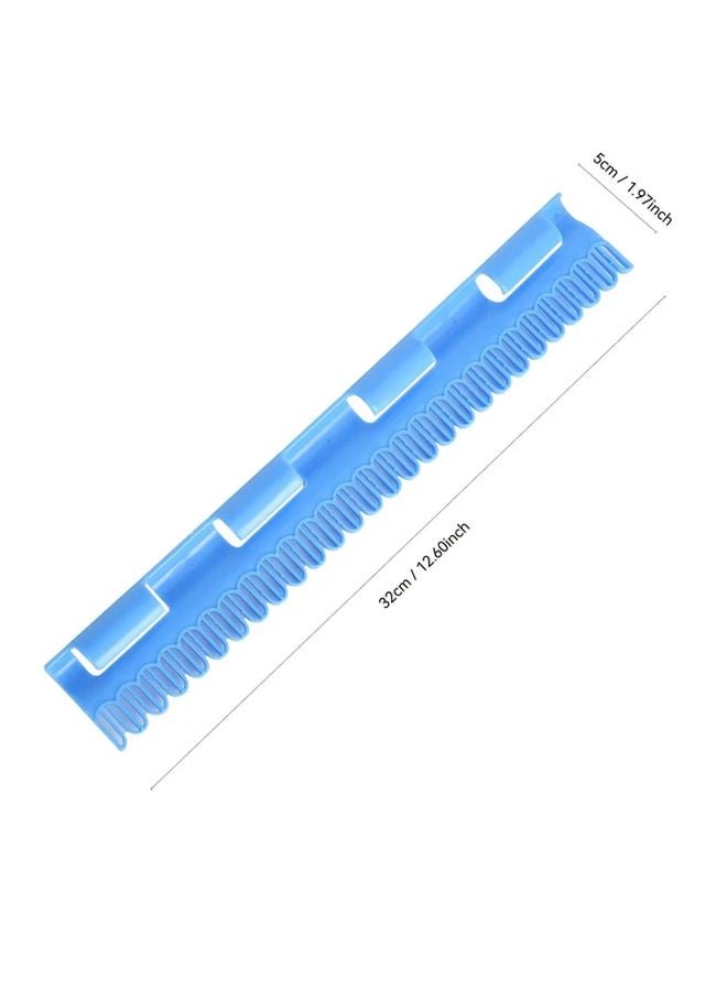 Blue Socks Hanger Clips 2pcs Windproof Plastic Drying Rack for Underwear Laundry - Image 4