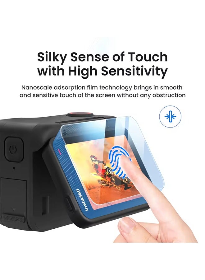 واقي شاشة عدسة  لكاميرا Insta360 Ace Pro 2، زجاج مقوى بصلابة 9H، مضاد للخدش والفقاعات، ملحقات Ace Pro 2 - Image 5