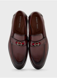Robert Wood Webbing Detail Formal Loafers  - Image 4