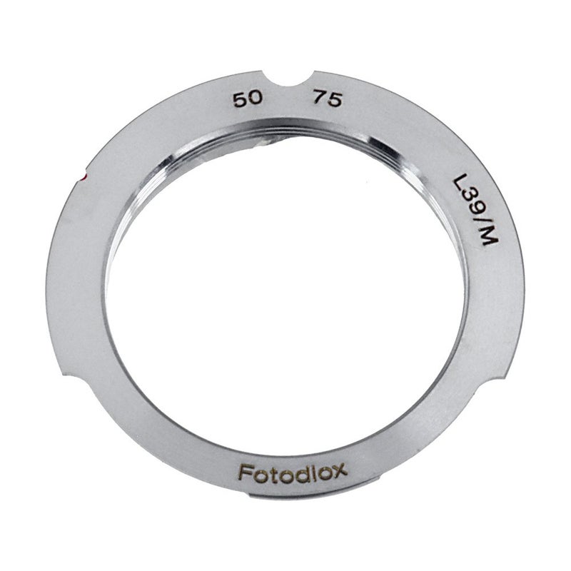 Fotodiox محول عدسة فوتوديوكس، M39 (39 مم × 1، خيط تركيب لايكا) عدسة إلى محول لايكا M مع خط إطار 50 مم/75 مم، يناسب لايكا M-مونكروم، M8.2، M9، M9-P، M10 وريكوه GXR Mount A12 - Image 5