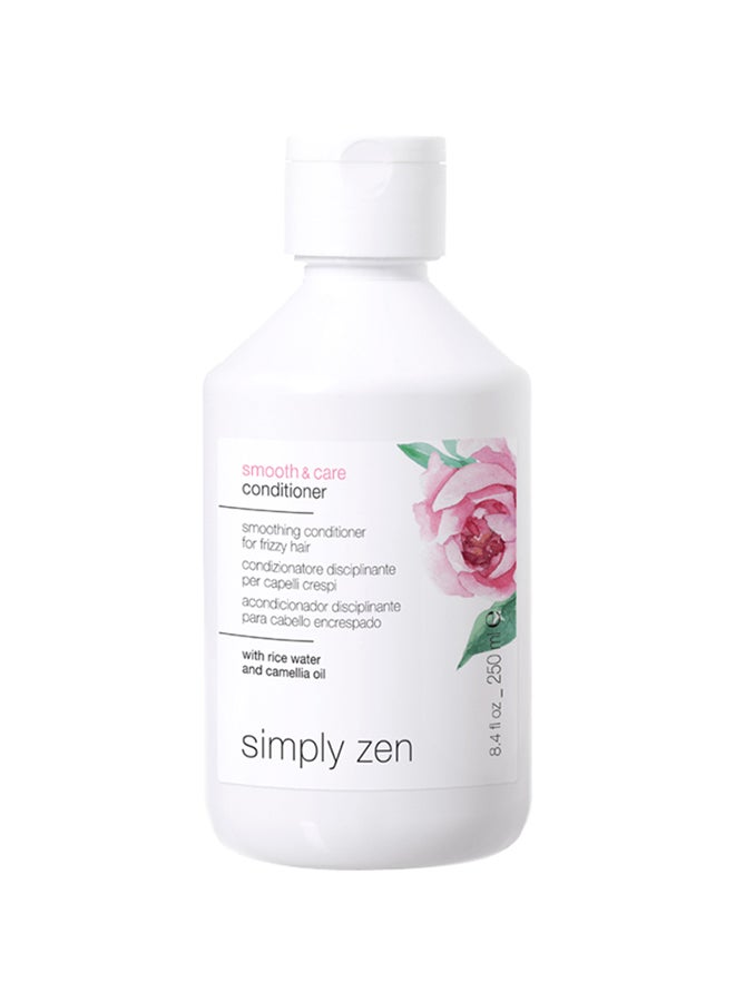 Simply Zen Smooth & Care Conditioner 250ml – Silk Finish for Coarse Hair, Vitamin E, Detangling Balm for Knotting & Tangles Relief 250ml - Image 1