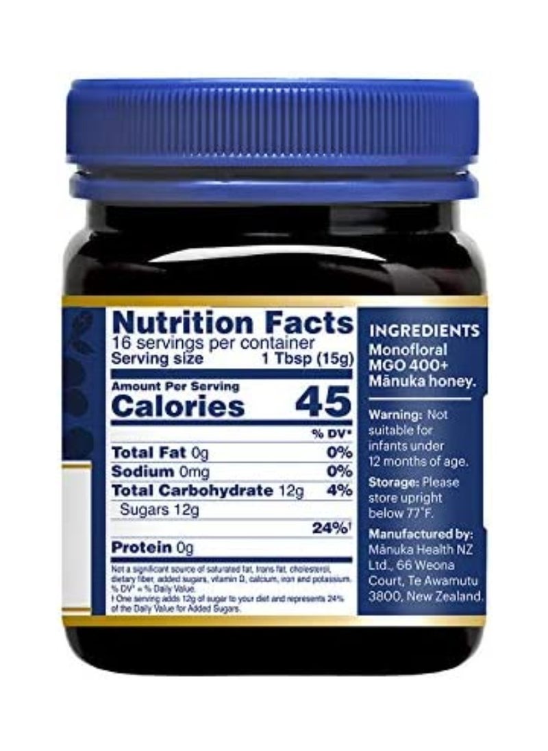 Manuka health Manuka Honey MGO400+ (250g)  - Image 3