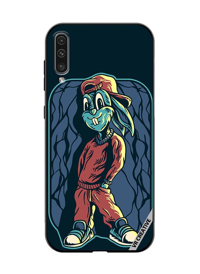 VR CREATIVE Protective Case Cover For Samsung Galaxy A50/A50s Cool Rabit Design Multicolour - Image 1