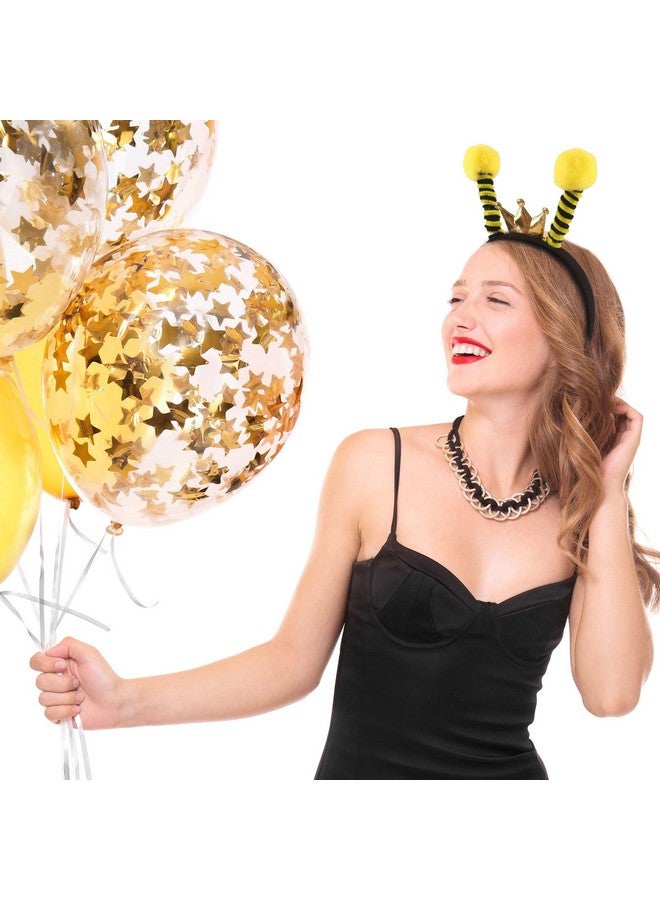 Trounistro Trounistro 10 Pack Bee Hair Hoop Tentacle Headbands Honey Bee Costume Accessories for Cosplay Birthday Party Favors - Image 5