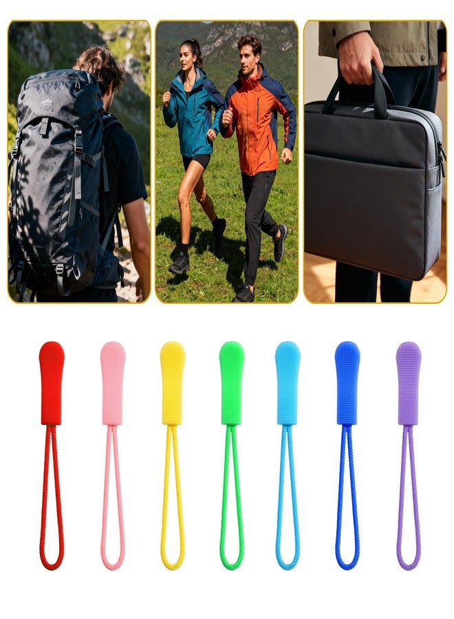 Monigte 100PCS Zipper Pull, 25 Colors Zipper Pull Replacement Tap Paracord Zippers Extender Fixer for Dress Clothes Luggage Suitcase Handbags Jackets Purses - Image 5