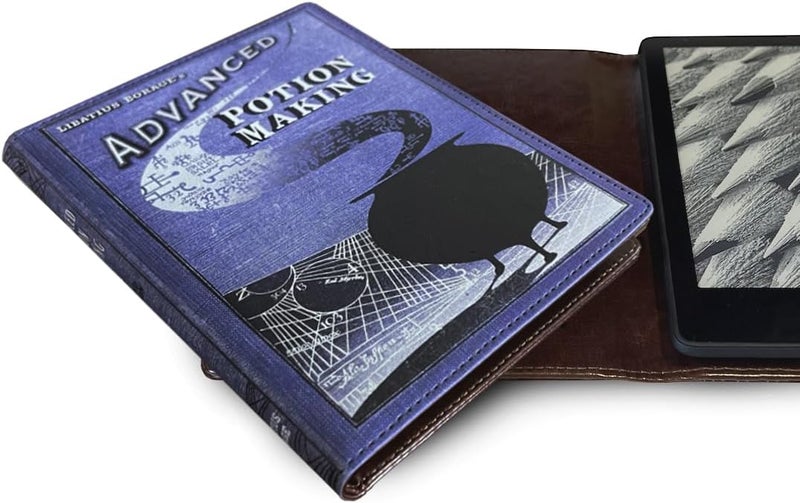KleverCase Book Cover for Any eReader with a 6 to 6.8 Inch Screen or 7.5 to 5.1 Inches in Size. Fits Any e-Book Reader Including kobo, Nook, Kindle, Paperwhite, Sony, storytel. (Advanced Potion Making) - Image 1