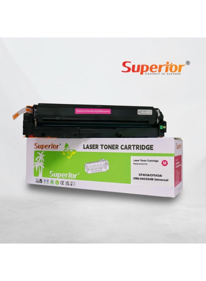 SOS Superior Superior CF543 / CF203A Magenta Compatible Toner Cartridge – With Chip For HP Color LaserJet & Canon imageCLASS / i-Sensys Series - Image 4
