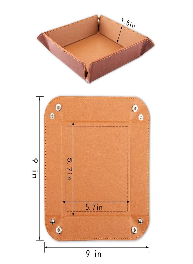 JOYKWE Stepped Up Dad PU Leather Valet Tray- Stepdad Gifts from Daughter Son Kids, Unique Birthday Christmas Father's Day Gifts for Stepdads Bonus Dad Step Father, Thanksgiving Gift for Stepfather - Image 3
