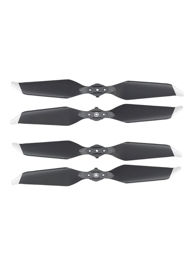 NIBEMINENT 2-Pair Low-Noise Quick-Release Propellers Set For DJI Mavic Pro Platinum Black/White/Yellow  - Image 1