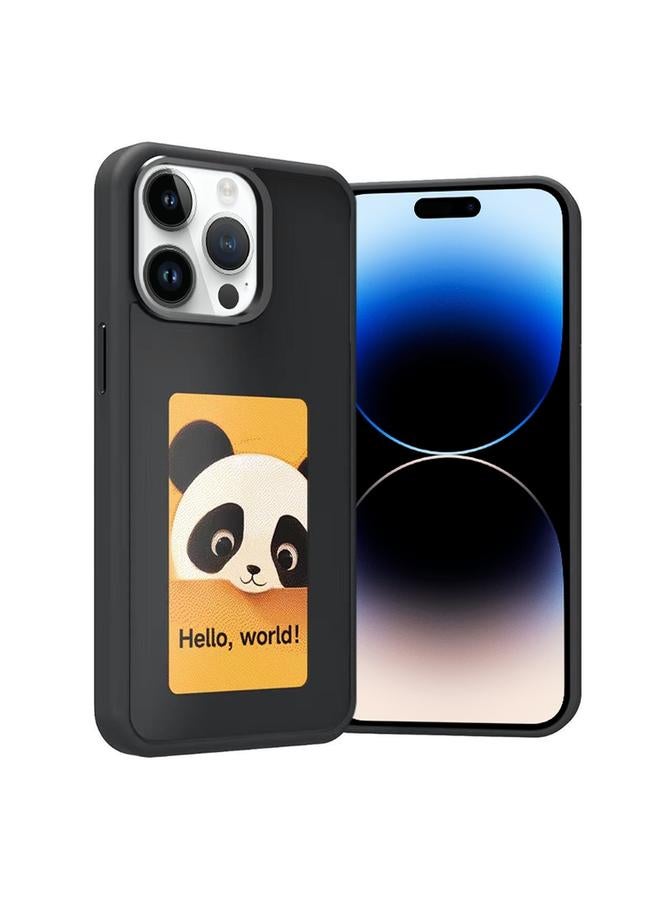 اس-توب جراب هاتف iPhone 14 Pro Max بشاشة حبر إلكتروني رباعية الألوان NFC DIY - Image 1