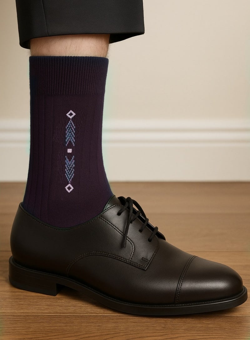 3 pairs of Long men's socks multicolours  - Image 3
