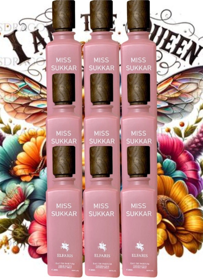 FARIS 9 Pieces Miss Sukkar Perfume 200ml EDP - Image 1