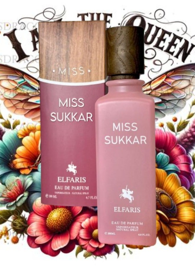 FARIS 9 Pieces Miss Sukkar Perfume 200ml EDP - Image 2