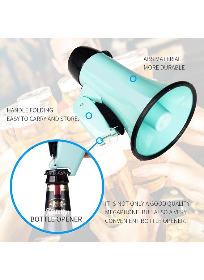 LENND - 25W Portable Bullhorn Speaker, Loudspeaker, Siren, Alarm Modes with Volume Control and Strap for Football, Basketball, Coaches or Safety Training - Image 1