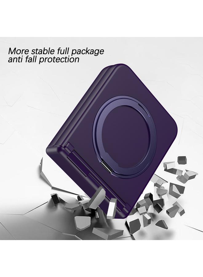 S-TOP Case For Samsung Galaxy Z Flip6 5G 360 Degree Stand MagSafe Magnetic All-inclusive Phone Case - Image 5