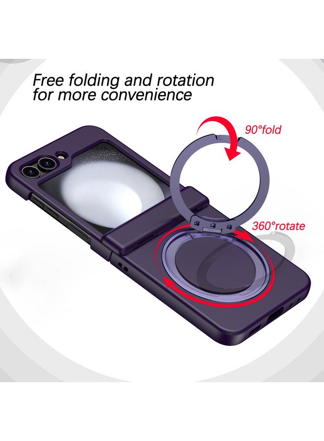 S-TOP Case For Samsung Galaxy Z Flip6 5G 360 Degree Stand MagSafe Magnetic All-inclusive Phone Case - Image 3